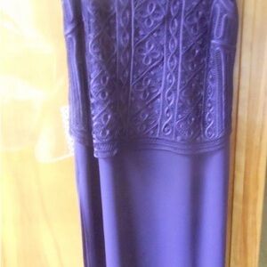 R&M Richards Purple 2 Pc Dress Size 14